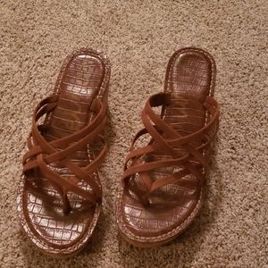 Cognac Sam Edelman Sandals
